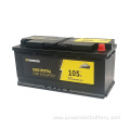 12v 105ah lead crystal agm start stop battery